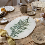 Cheese board christmas branch edition