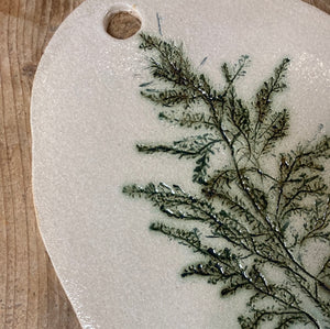 Cheese board christmas branch edition