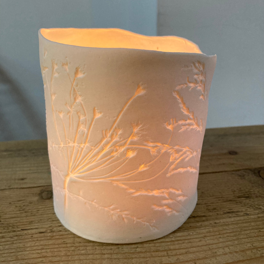 Meadow porcelain tea light