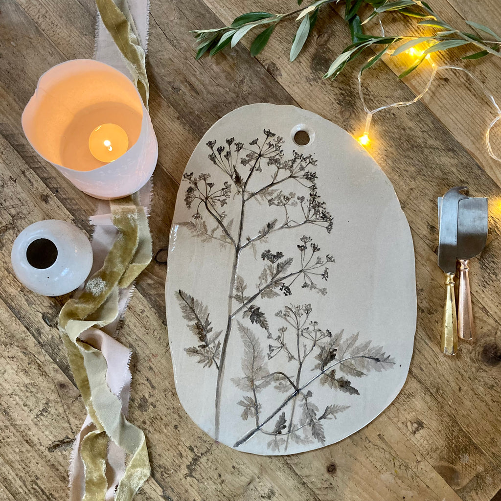 Cow Parsley cheese board
